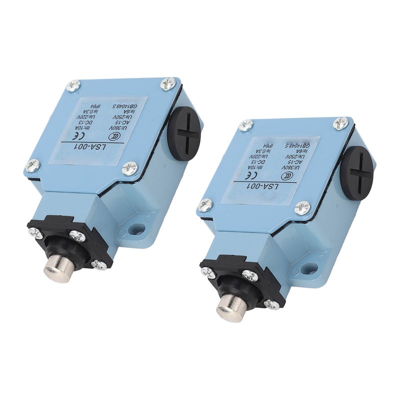 2PCS Momentary Limit Switch Self Reset Plunger Electrical Travel Switch