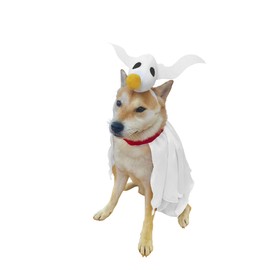 ComfyCamper Disfraz de fantasma para perros pequeños, medianos y grandes, cachorros y gatos, pequeño, color blanco