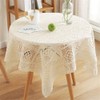 Nother Ampios Square Vintage Lace Crochet Placemats Beige 100x100cm