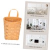 KICHOUSE Hanging Storage Basket Woven Wall-Mounted Kitchen Organizers and Storage