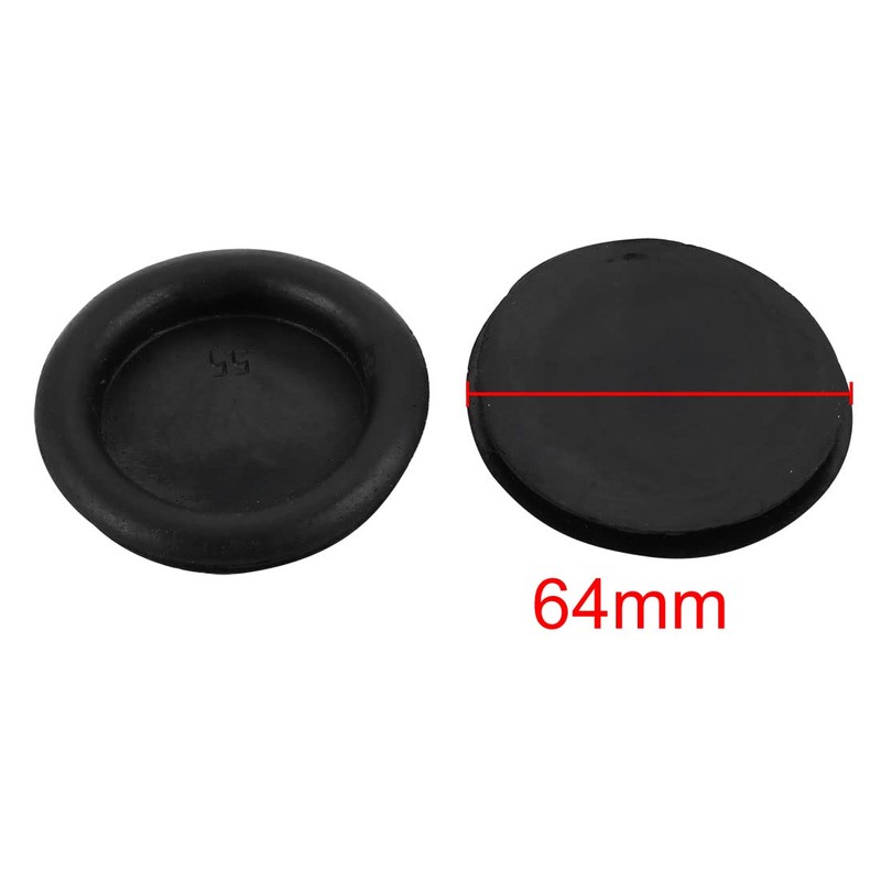 sourcingmap 2Pcs 55mm Drill Hole Diameter Electrical Rubber Wire Protection