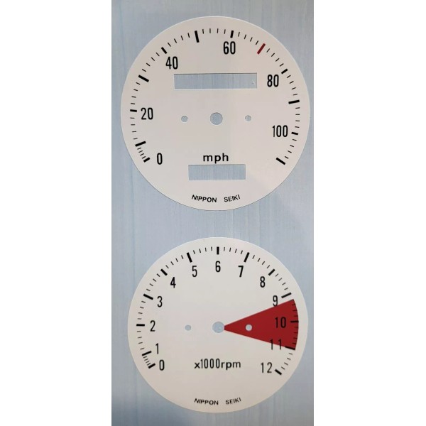 Honda CB350 K CB 350 K Speedometer Gauge Clock Overlay