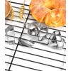 36PCS Letter cookie cutter set, metal alphanumeric baking cookie molds