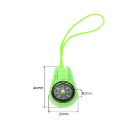 PATIKIL Mini Survival Compass, 25 Pcs Button Compass Bulk kit for Outdoor Hiking Camping Travelling Party Favors, Green