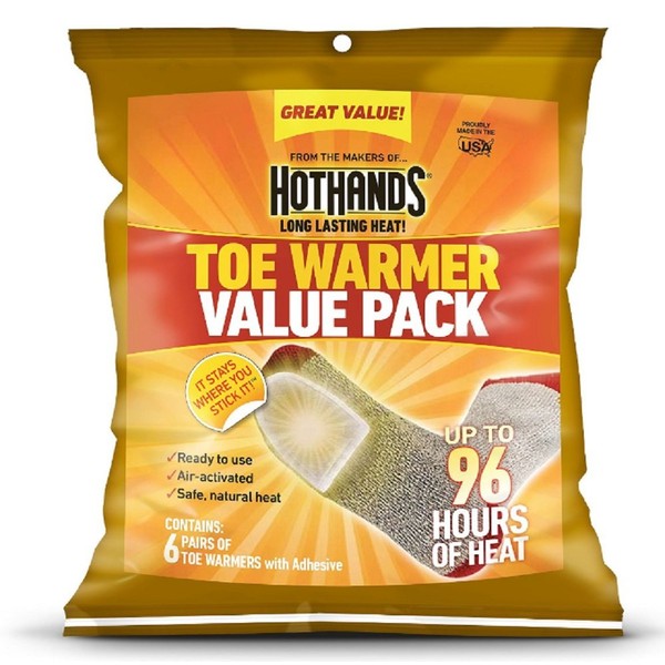 HotHands Adhesive Toe Warmer 72 Pair Value Pack