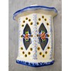Generic Portuguese Pottery Hand Painted Alcobaça Ceramic Wall Lantern (Large)
