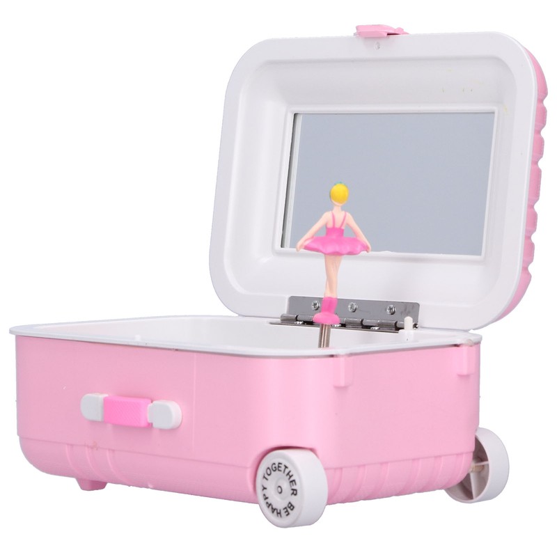 Originality Music Box Cute Luggage Jewelry Box Student Birthday Gift