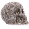 Puckator Tone Skull Money Box, Resin, Silver/Black, 11 x 15.5