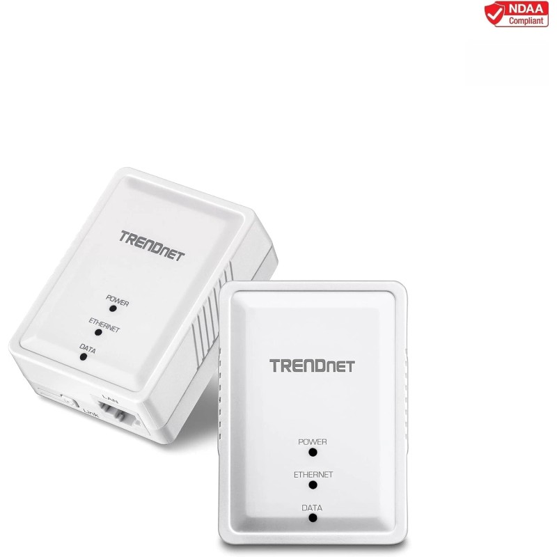 TRENDnet TPL-406E2K 500AV Compact Ethernet Adapter Kit