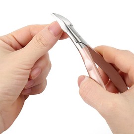 Nail Clippers Toe Nail Clippers Nail Repair Nail Clipper Set Toenail Clippers for Thick Nails Nail Care Tools Nail Care(Two-piece suit-rose gold)