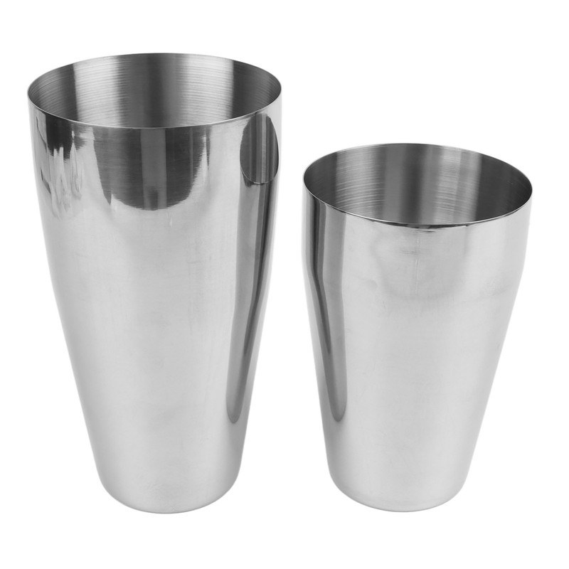 Shaker Cocktail Tin 2 Layer 800 and 600ml Well Sealed