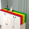 Sunwer Reggae Table Runner One Love Black History Month Juneteenth