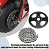 YOXUFA Mini Bike Sprocket 60T with 420 Chain 90 Links