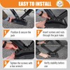 RV Stabilizer Jack Pads 2 Pack, Heavy Duty Rubber Scissor