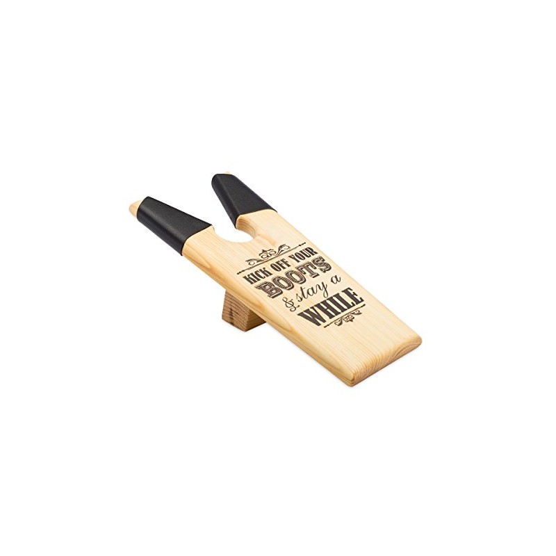 BootJack and Jill Wooden Pine Boot Jack, Boot and Shoe