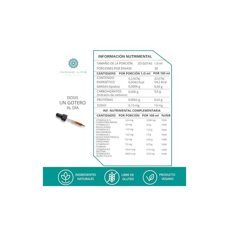 Vitaminas del Complejo B Ionizadas Infantil 30 ml