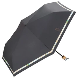[2024] Wpc. 801-13854-102 Folding Umbrella, Sun/Rainy Weather, 100% Light Shade, UPF50+, Sun or Rain, 19.7 inches (50 cm), Women's, Women's, Commuting to Work, School, Stylish, Cute, Simple, Black