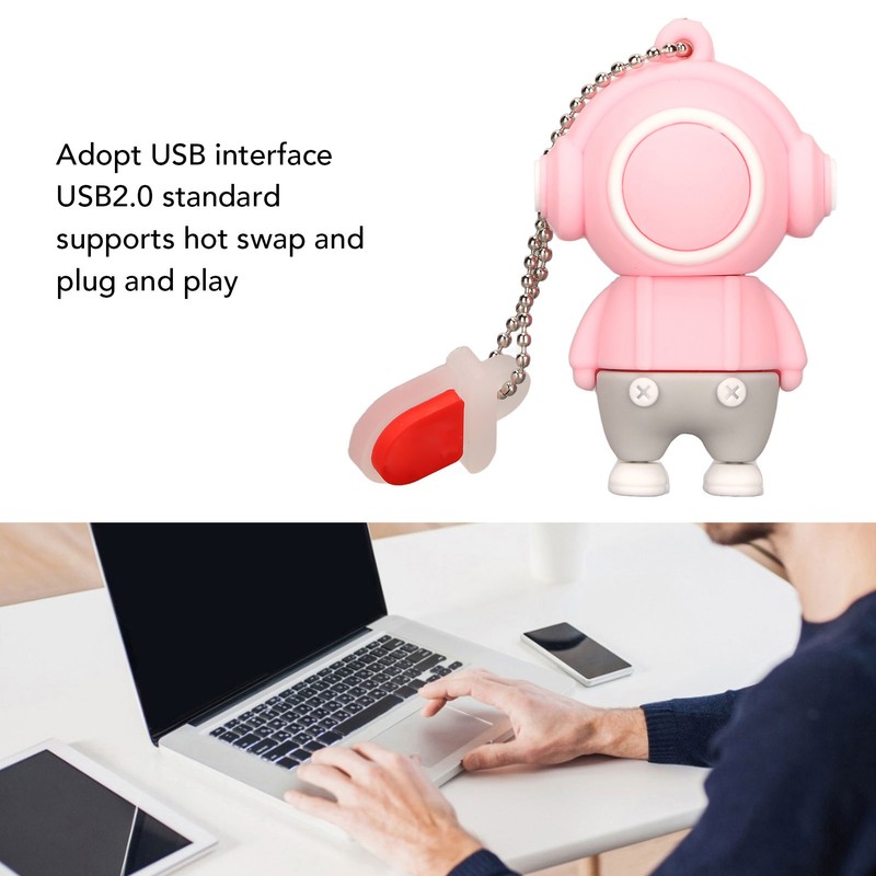 Cartoon USB Flash Drive Cartoon Style USB2.0 Interface Plug and