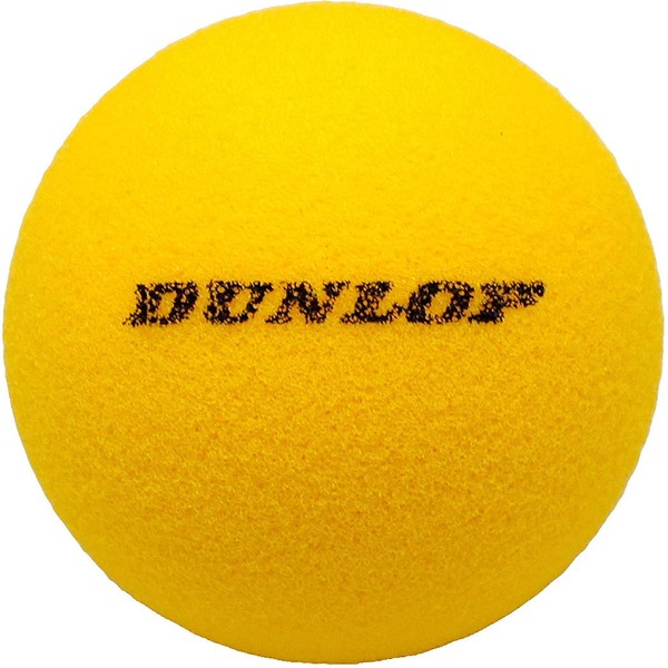 Dunlop NSPNGE2YL6BOX Tennis Balls, Sponge YL, 6 Pieces
