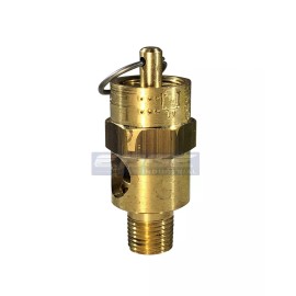 Conrader 175 PSI AIR COMPRESSOR SAFETY RELIEF VALVE, POP OFF, DRAIN TANK AIR,  1/8" NPT