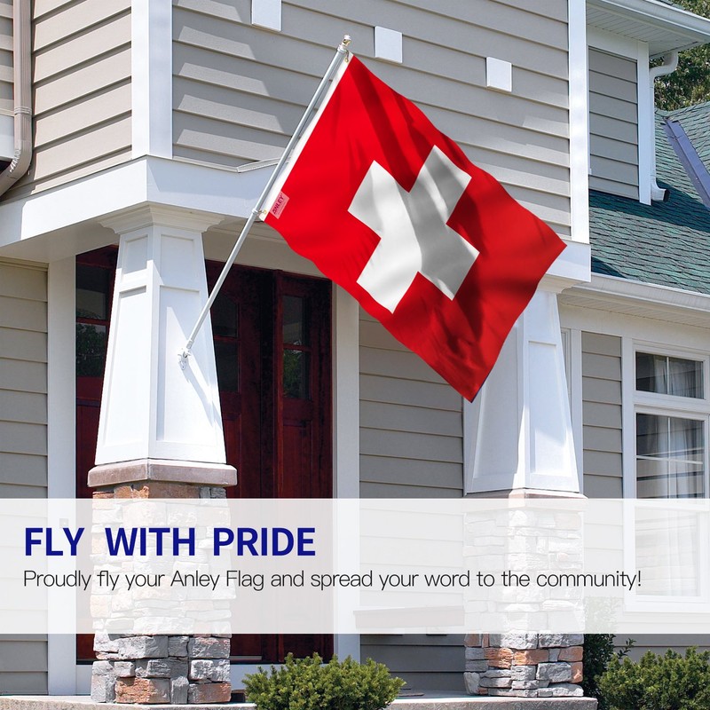 Anley Fly Breeze 3x5 Foot Switzerland Flag - Vivid Color