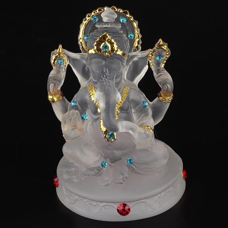 Southeast Asia Transparent Elephant God Ornaments Handicraft Decoration Daily Ornament