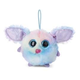 NICI 46872 NICIdoos BallBies Dog with Loop 9 cm - Cuddly Toy Dog for Children and Adults from 3 Years - Fluffy Cuddly Toy with Large Glitter Eyes for Playing, Collecting & Cuddling