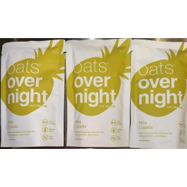 Oats Overnight Pina Colada **Lot of 3** Discontinued Flavor BB 1/26