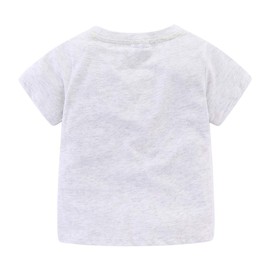 Mud Kingdom - Conjunto de pantalones cortos para niños pequeños, conjuntos de playa, día festivo de verano, Conjunto de pantalones cortos chinos gris, 18-24 Meses