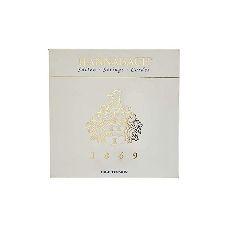 Hannabach Classical Guitar String Set Series 1869 Carbon/Gold HT -