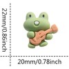 20 Pieces Cartoon Cute Guitar Frog Pushpins for Corkboard Whiteboard