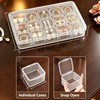 2 Pack 15 Grid Storage Organizer, Independent Small Compartment Boxes
