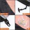 FRETONBA Tool Bag, Small Size, Waterproof, Tool Holder, Transparent Window,
