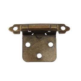 SLKEYS Cabinet Hinge Antique Brass Plating for Kitchen cabinets Doors, Bronze Cabinet Hinges，self Closing Kitchen Cabinet Hinges,25pairs-50pcs