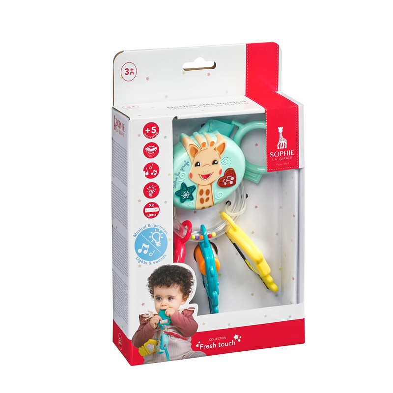 SOPHIE LA GIRAFE - Musical Rattle - Multicoloured - Awakens