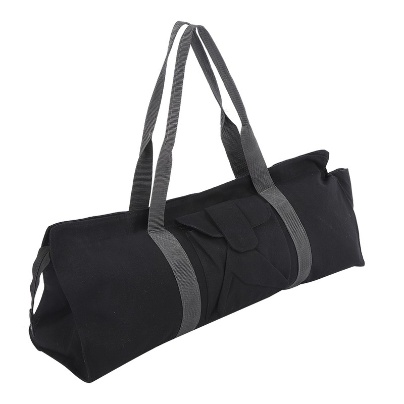 Multifunctional Canvas Yoga Gym Mat Carrier Storage Bag Single Shoulder