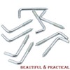 Ctyjia 20 pcs Screw Hooks, L Hook Screws, Self Tapping