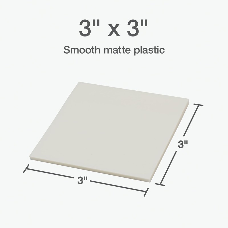 Redi-Tag Translucent Sticky Notes, Transparent Self-Stick Notes, 3" x 3",