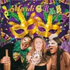 Mardi Gras Decorations, Mardi Gras Backdrop, Mardi Gras Banner, New