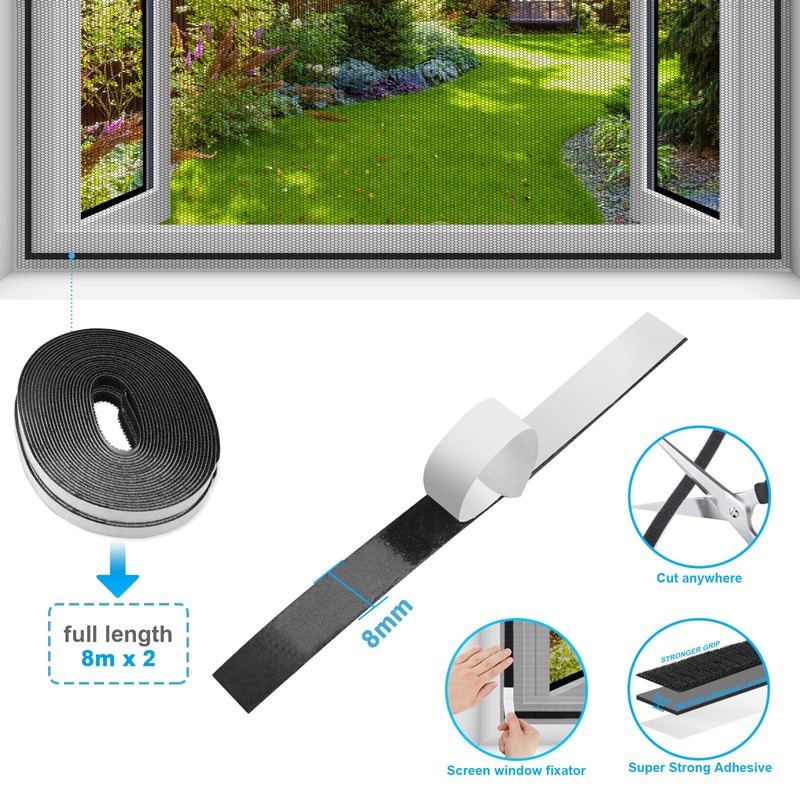 Window Fly Screens, Set of 2