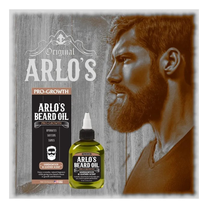 Aceite Para Barba Pro Growth Con Aroma De Cuero De
