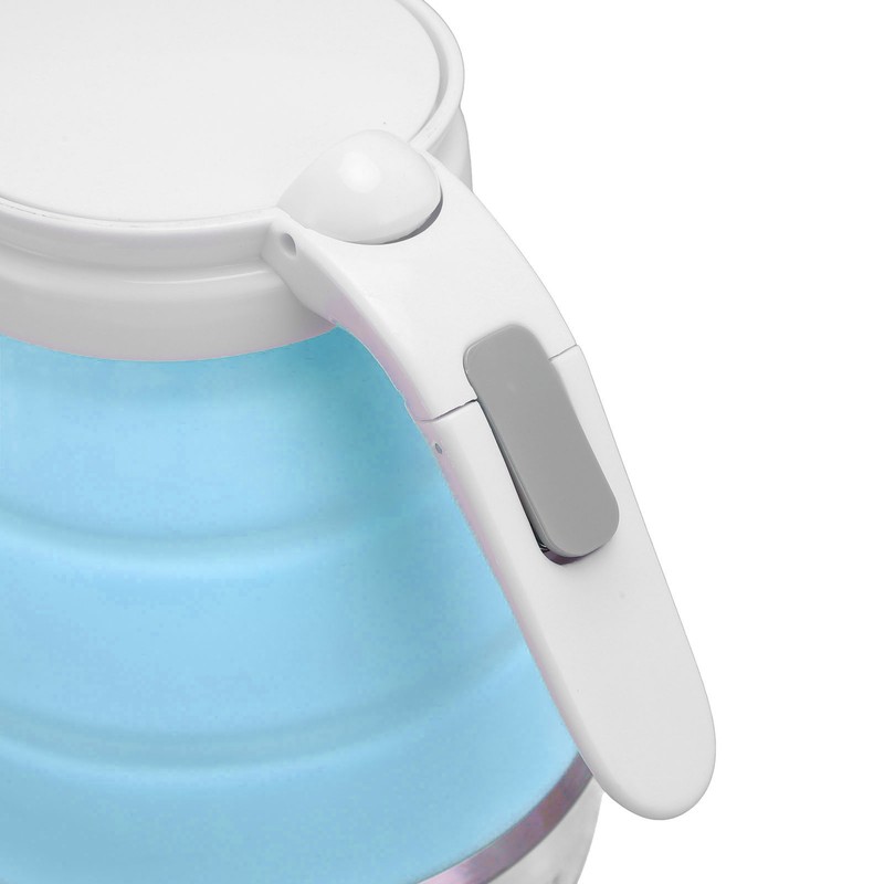 850W Foldable Electric Kettle 600ml Silicone Auto Power Off Collapsible