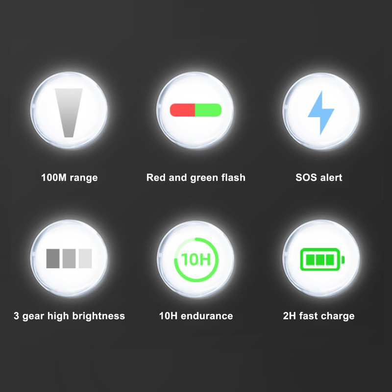 Drone Searchlight 1100mAh Rechargeable 100m Range Drone Night Photography Light
