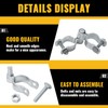 VIVIDA 1-5/8" Chain Link Gate Hinge Kit, Include Female &