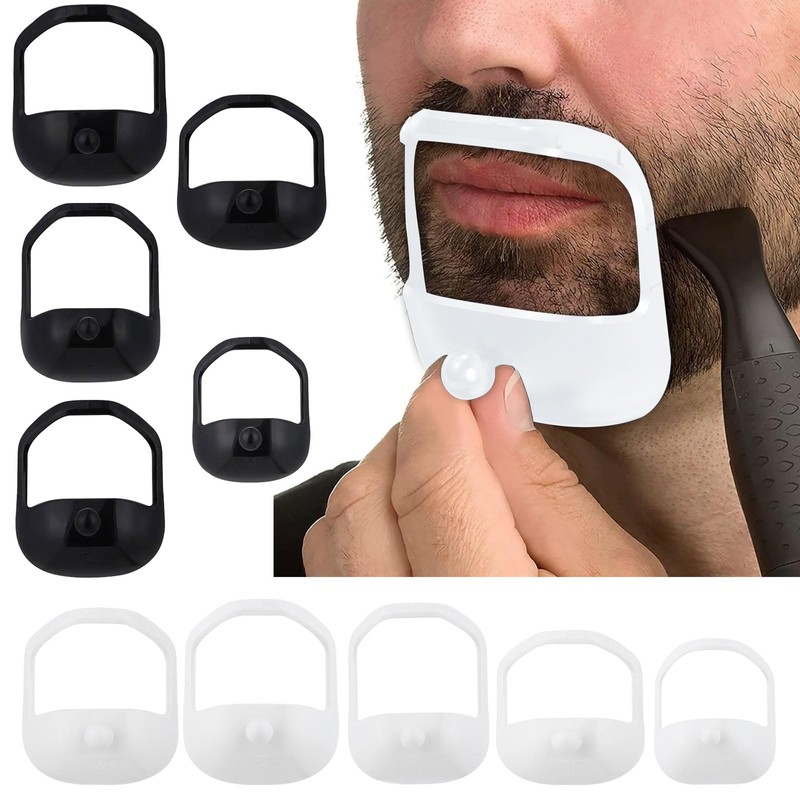 Goatee Men's Beard Stencil, 5 Different Sizes, Beard Stencil for