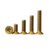 MACHSWON M3 Brass Phillips Countersunk Screws M3 x 10 mm