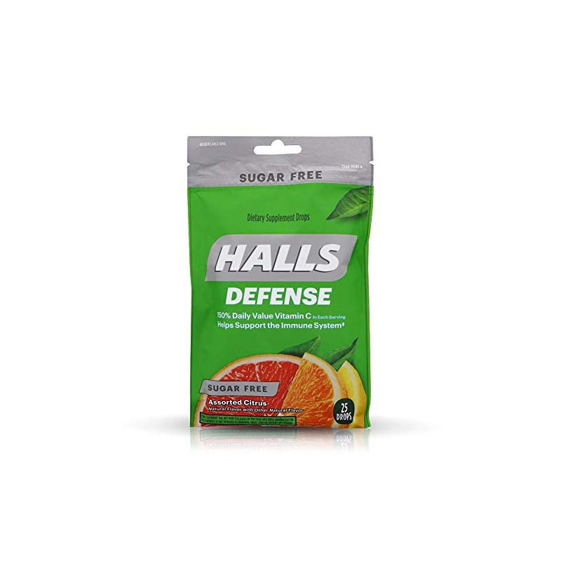 Halls Defense Sf Asst Cit Size 25ct