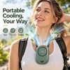 Portable Wearable Fan for Outdoor Use – 3-Speed Rechargeable Cooling