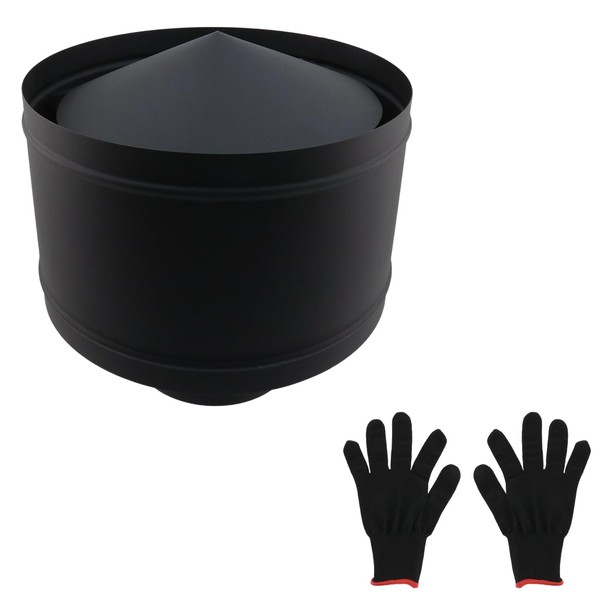 Antrader Antrader Roofing Rain Cap,Round Roof Vent Cap 304 Stainless