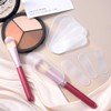 18pcs Clear Makeup Brush Covers, 9 Sizes, Plastic
